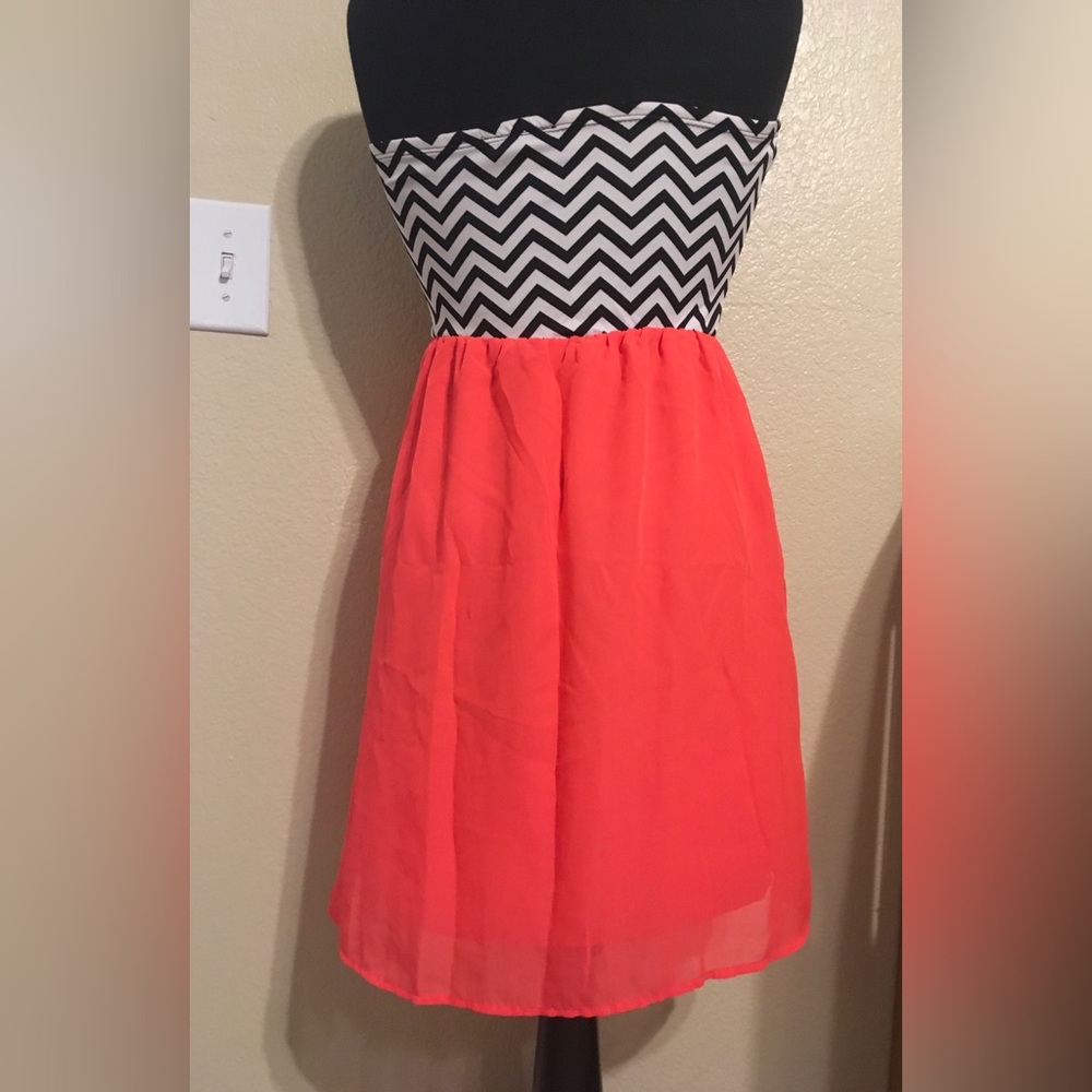 Strapless dress size large